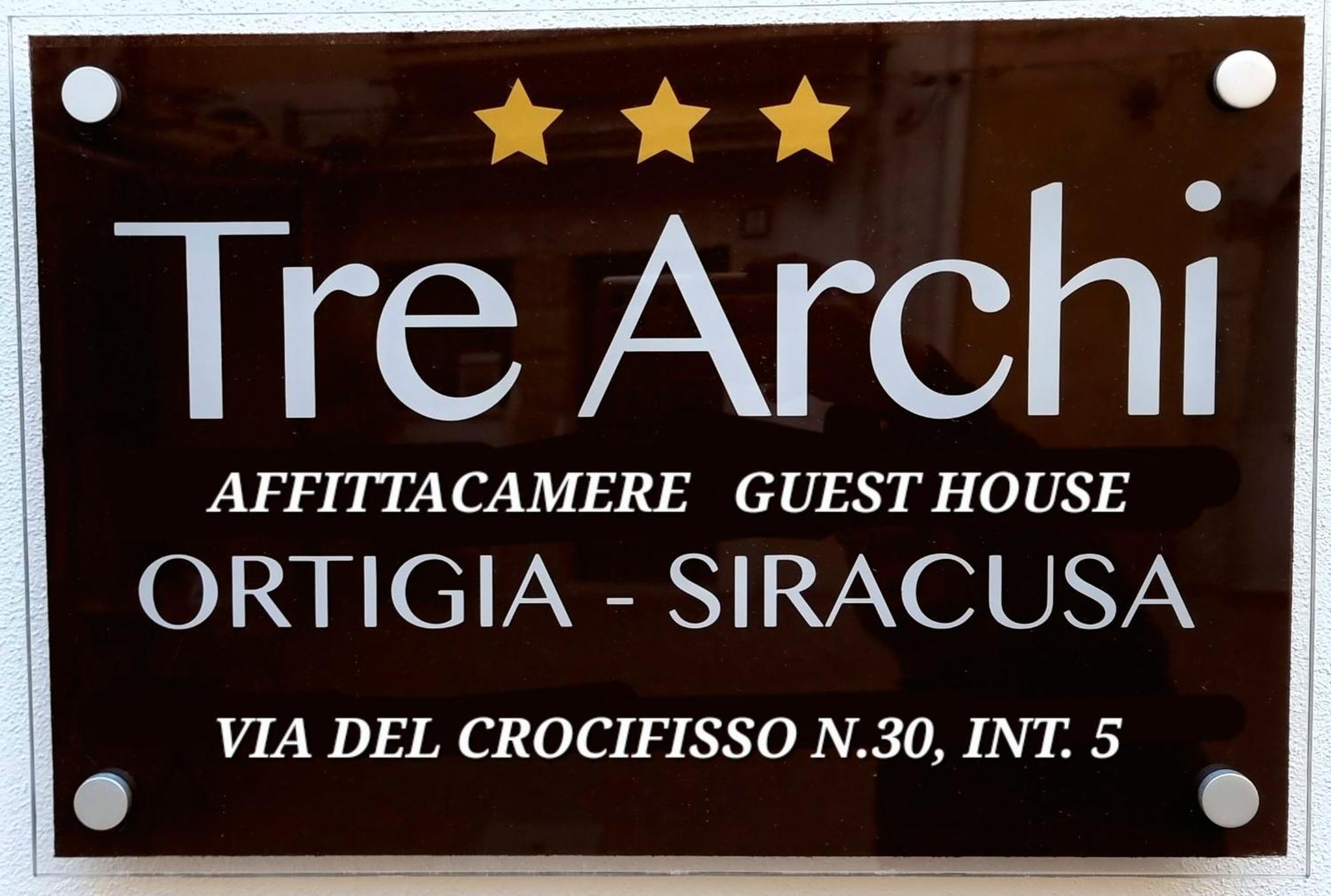 Tre Archi B&B Syracuse Ngoại thất bức ảnh